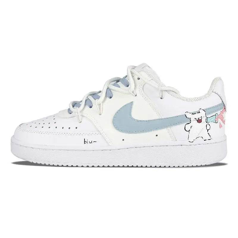 【Customize】Nike Court Vision 1 Skateboarding Shoes Women's Sneakers shoes CD5434-100