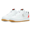 Nike Air Force 1 Low NBA White Crimson Gum Sneakers shoes CT2298-101 With Original Box