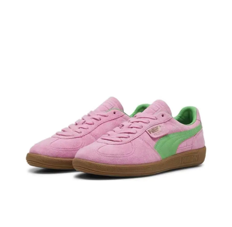 PALERMO F.C.xPUMA Palermo Anti slip and Wear resistant Low cut Casual Board Shoes for Men and Women