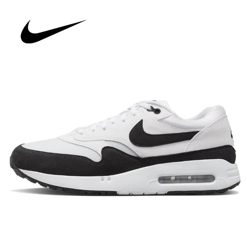 Nike Air Max 1 Men Woman Running Shoes Mesh Breathable Comfortable Outdoor Unisex Suede Sports Causal Sneakers