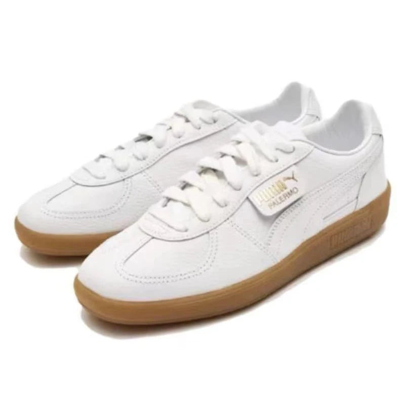 PALERMO F.C.xPUMA Palermo Anti slip and Wear resistant Low cut Casual Board Shoes for Men and Women