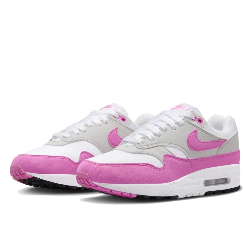 Nike Air Max 1 Men Woman Running Shoes Mesh Breathable Comfortable Outdoor Unisex Suede Sports Causal Sneakers