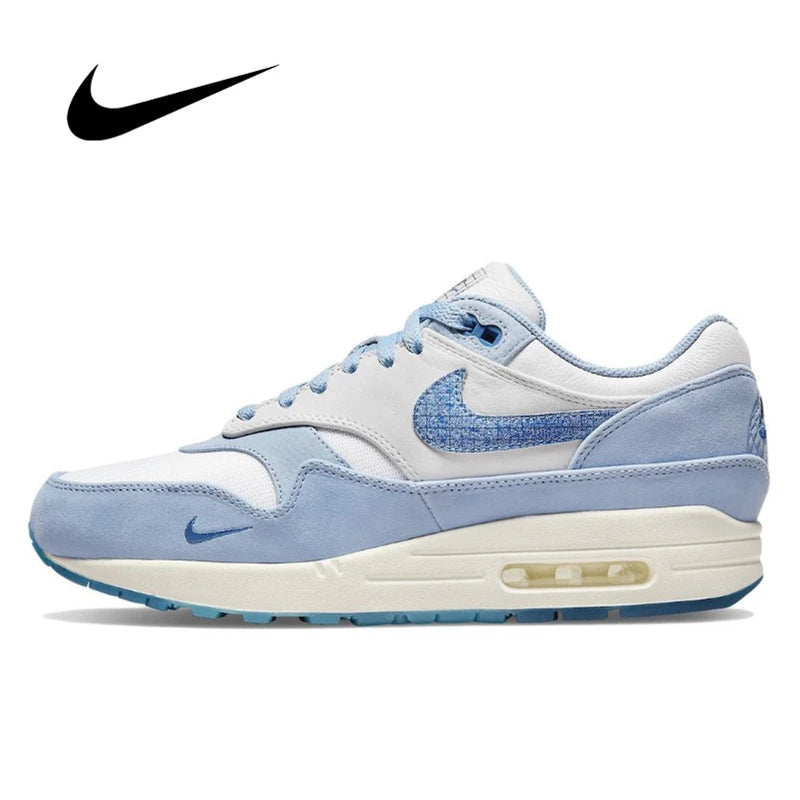 Nike Air Max 1 Men Woman Running Shoes Mesh Breathable Comfortable Outdoor Unisex Suede Sports Causal Sneakers