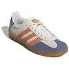 Adidas Originals GAZELLE INDOOR Skateboard Shoes Unisex Low-Top Cream White / Dark Indigo / Lilac Sneakers shoes JQ0956