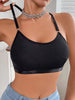 Sexy Ribbed Bras Backless Brassiere Hollow Out Solid Women Underwear Breathable Camisole New Fashion Best Selling Ladies Bras