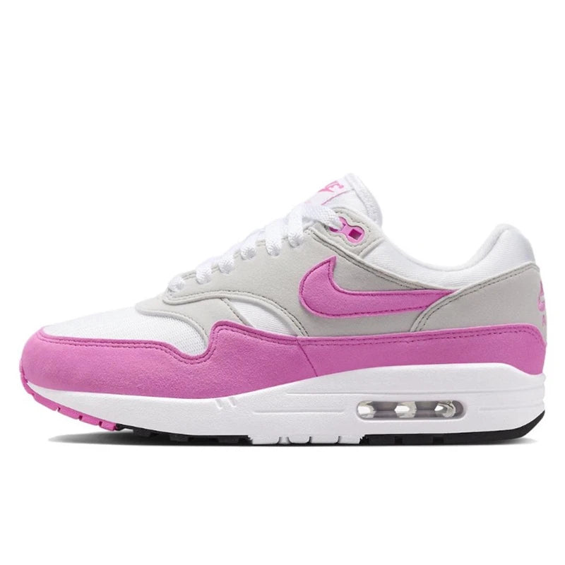 Nike Air Max 1 Men Woman Running Shoes Mesh Breathable Comfortable Outdoor Unisex Suede Sports Causal Sneakers