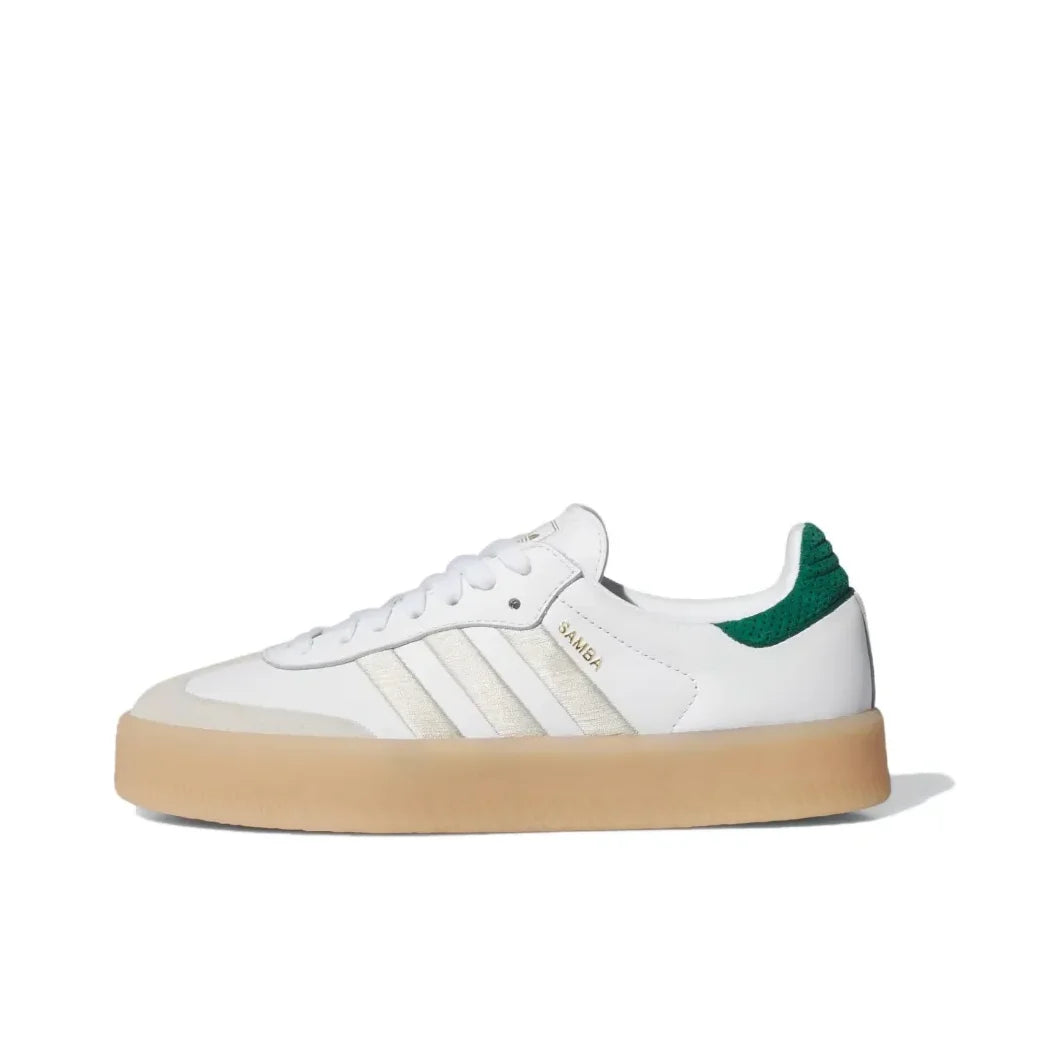 Adidas Sambae Low Men and Women Sneaker Classic Retro Board Shoes Soft and comfortable casual shoes Light and breathable Green