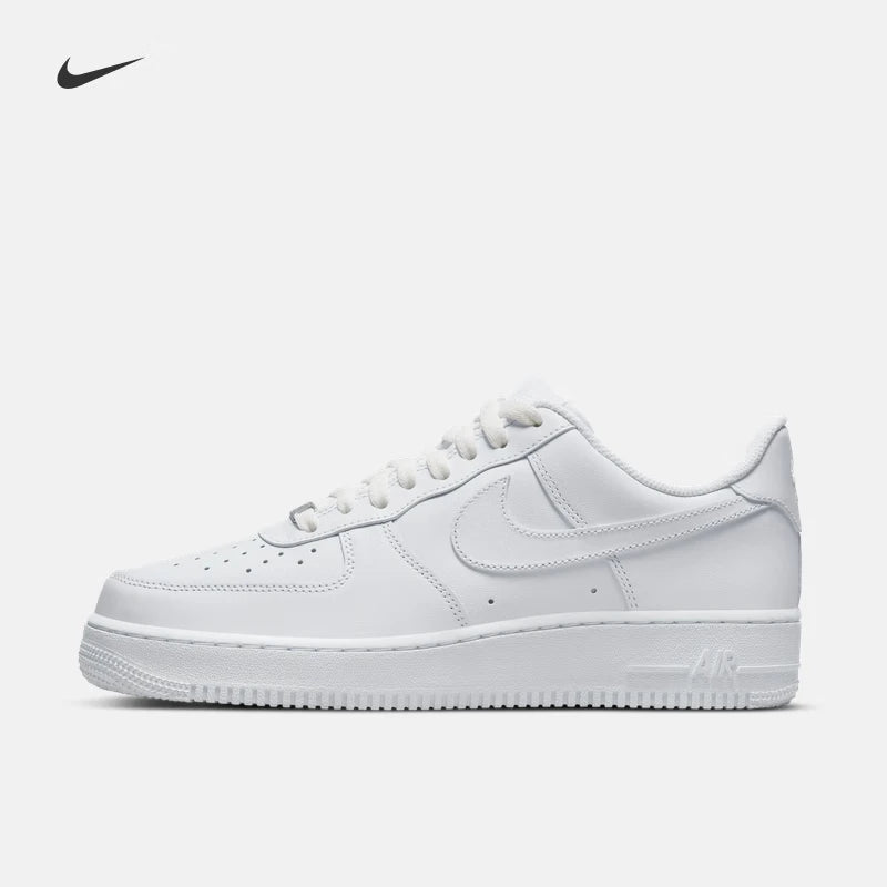 Nike Air Force 1 07 Fashion Anti slip Wear resistant Low cut Men and Women Board Shoes Casual Versatile Nike Shoes