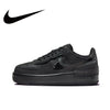 Nike Original Air Force 1 Shadow Leather Fashion Low Top Women's Sneakers Black